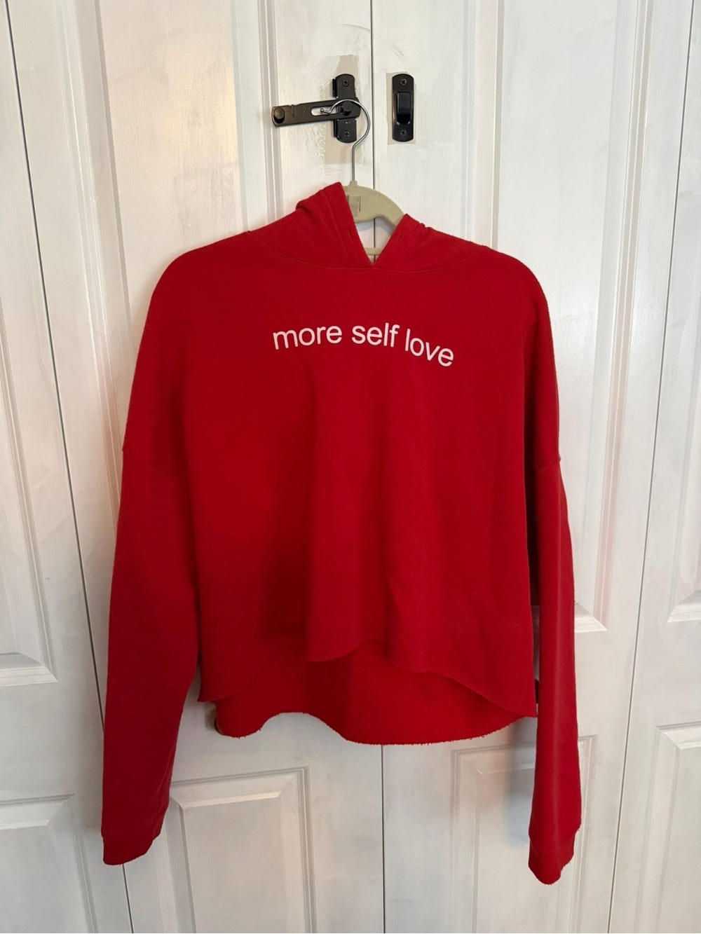 Red 'More Self Love' Women's Hoodie